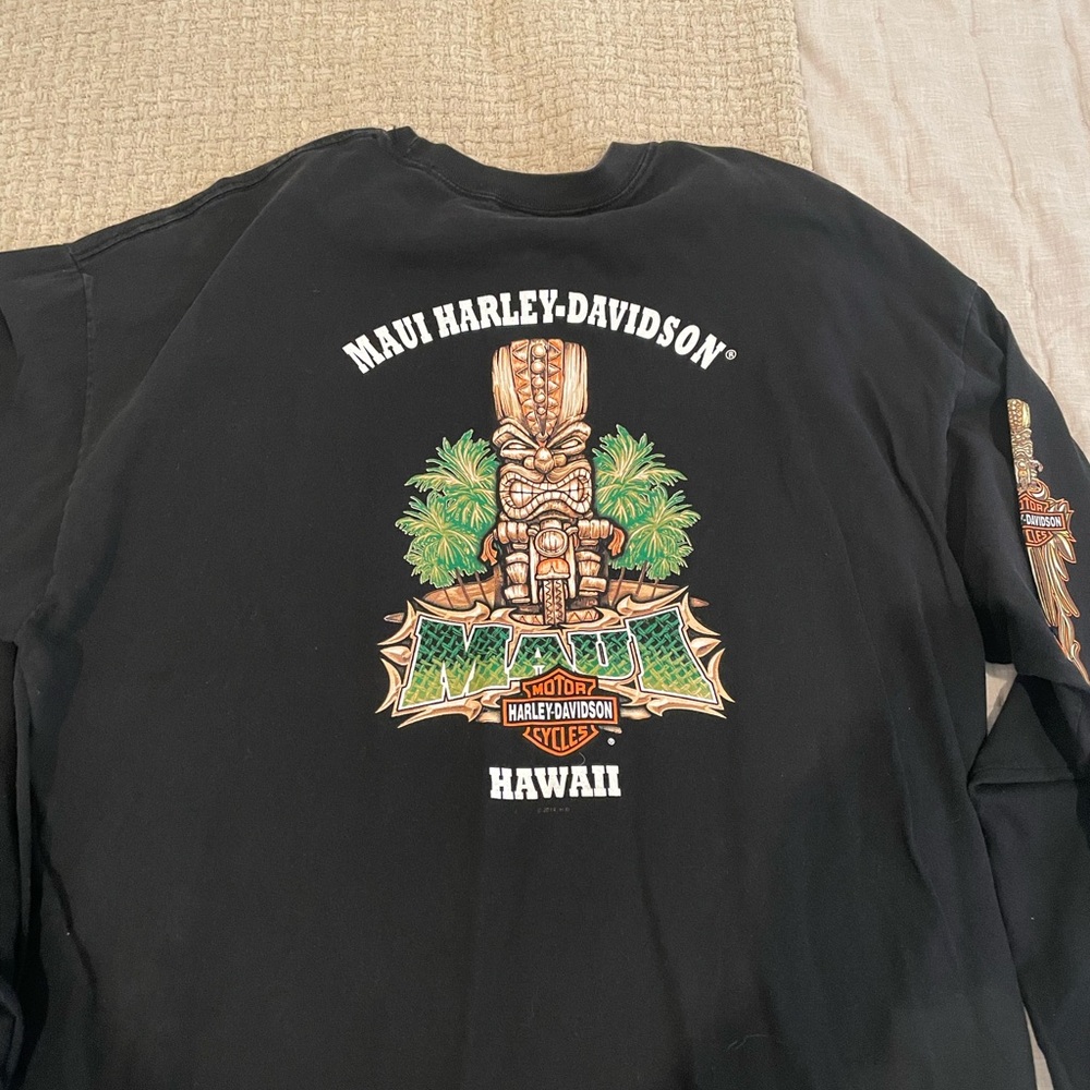 Harley-Davidson Black Long Sleeve Shirt